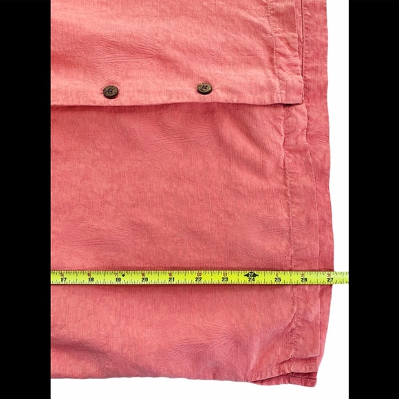 Tommy Bahama Men’s Small Hawaiian Shirt Pink - Picture 9 of 10